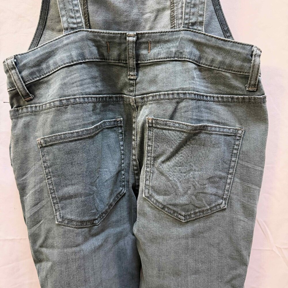 Free People Bohemian Faded Blue Overalls Sz 27 - Picture 7 of 13